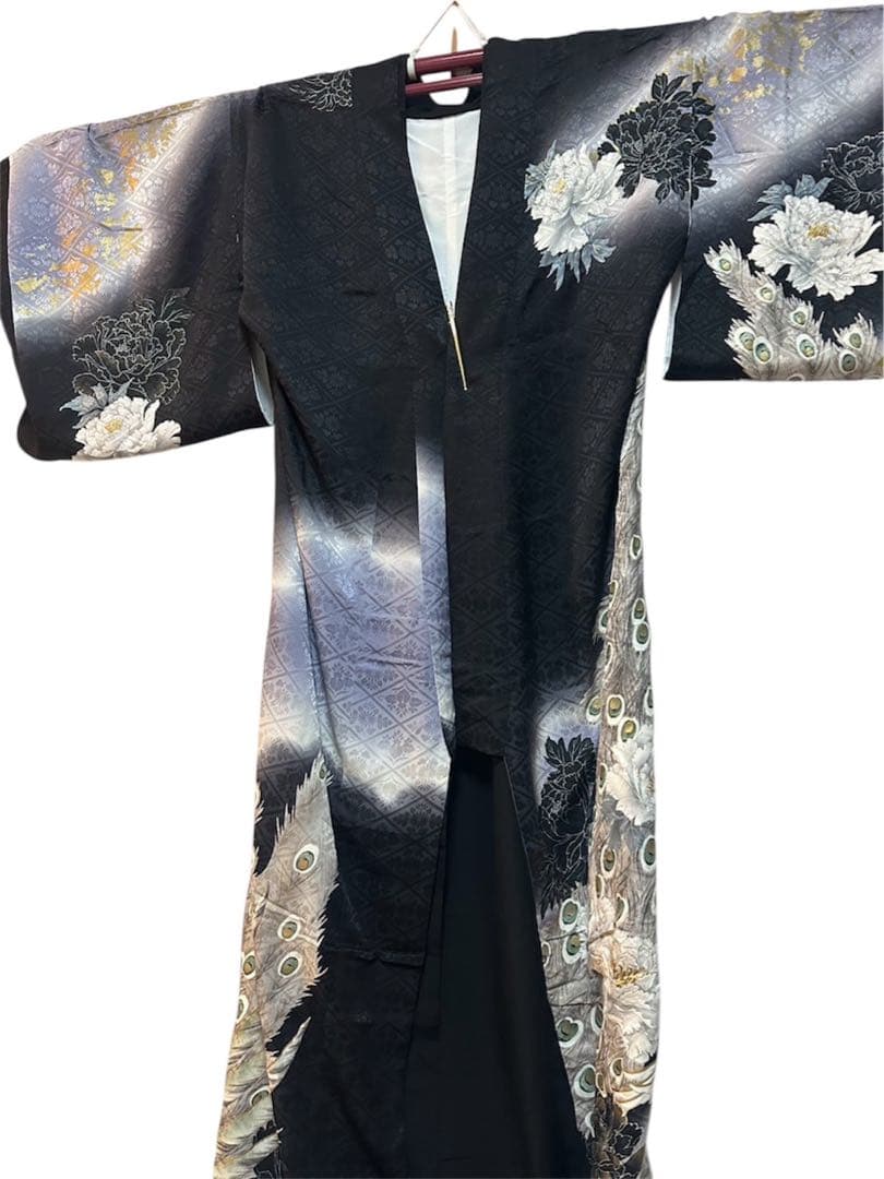 女着物　大衆演劇　舞台衣装　コスプレ　裾引き