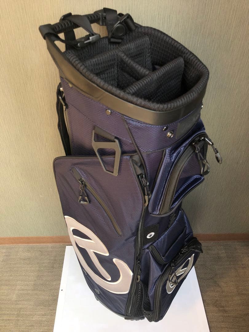 スコッティキャメロン　サークルT カートバッグ　ネイビー