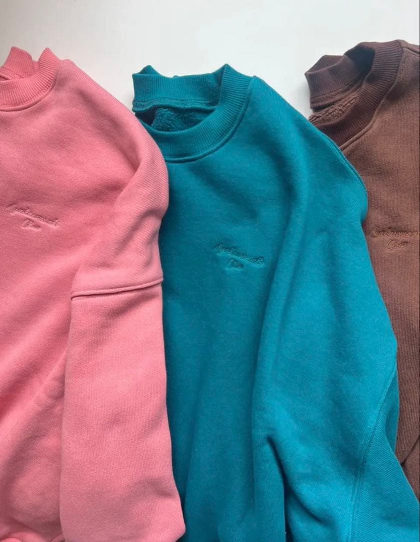 ayakawasaki オリジナルスウェット　turquoise 新品