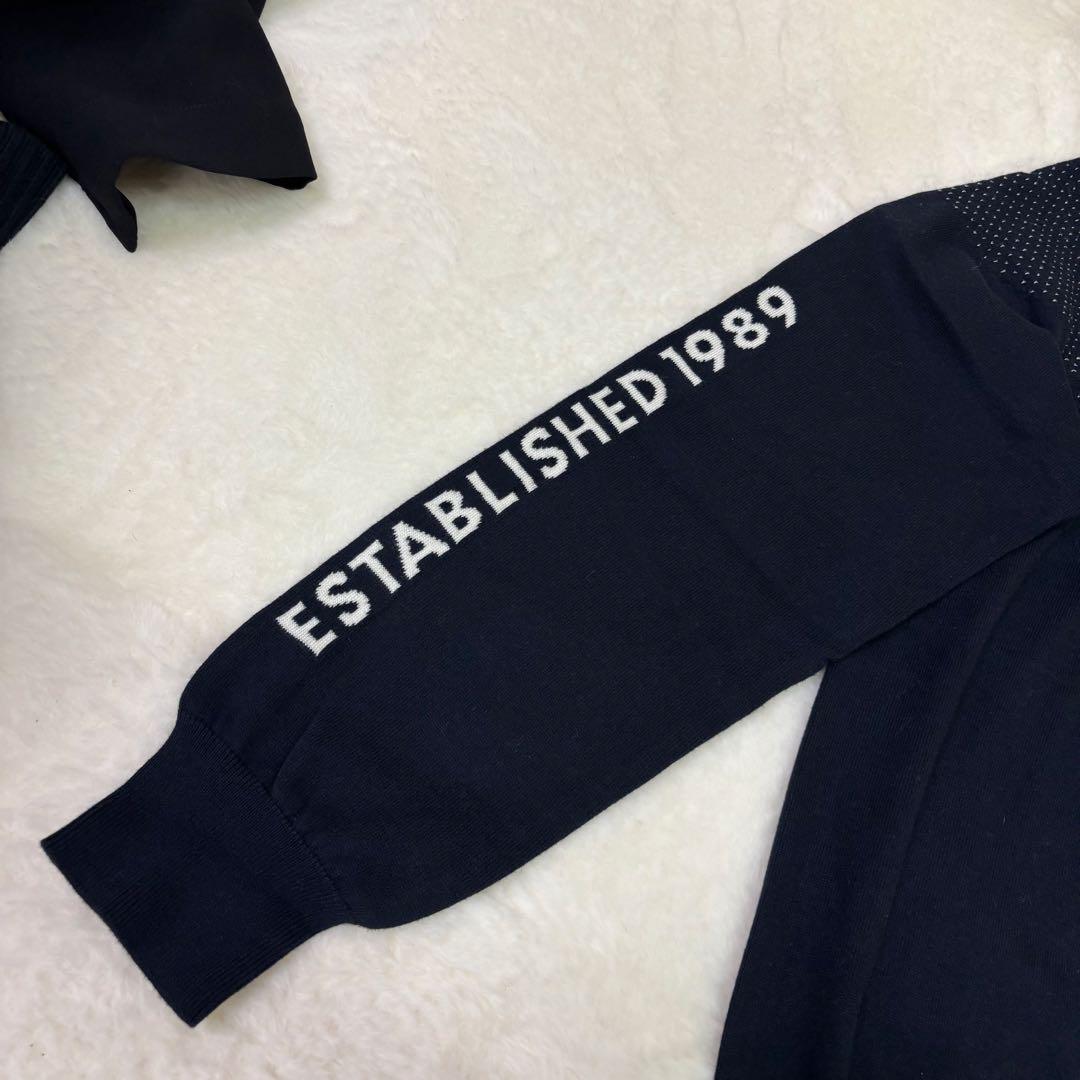 極美品　PEARLY GATES ネイビー タートルネックセーター　2024年