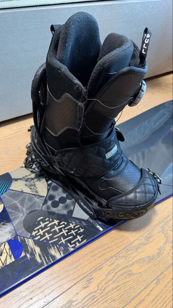 【BURTON】スノーボード3点セット ボード、バインディング、ブーツ