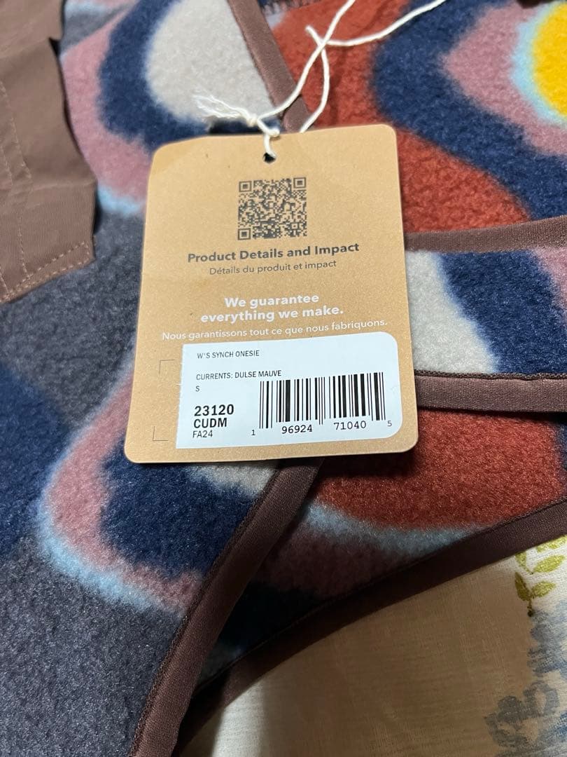 patagoniaパタゴニア　シンチラジャンプスーツ　フリース オールインワンS