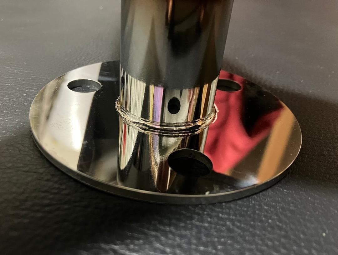 鏡面ステンレス製 中型車用 ホイール 15インチ スピンナー　2個