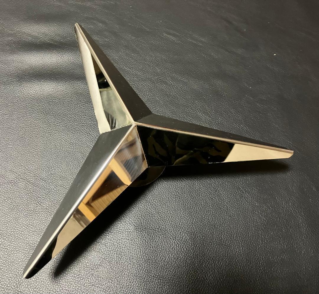 鏡面ステンレス製 中型車用 ホイール 15インチ スピンナー　2個