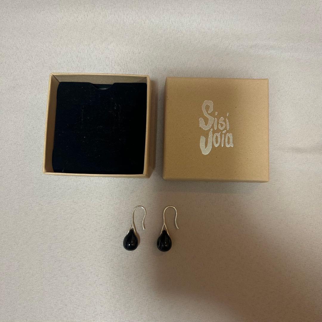 アクセサリー Sisi Joia / Gota Mini earrings - Black
