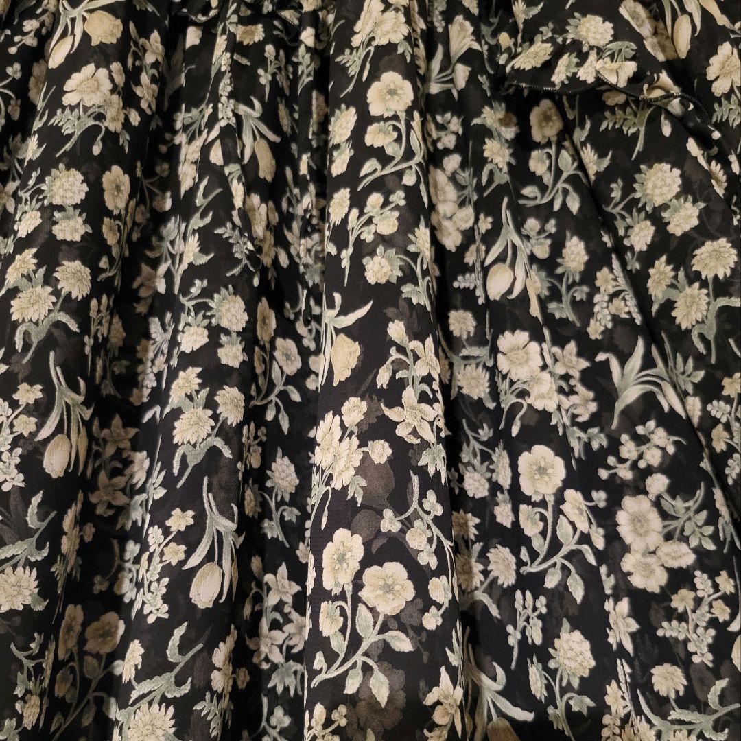 SEVEN TEN by MIHO KAWAHITO フラワーシフォンチュニック