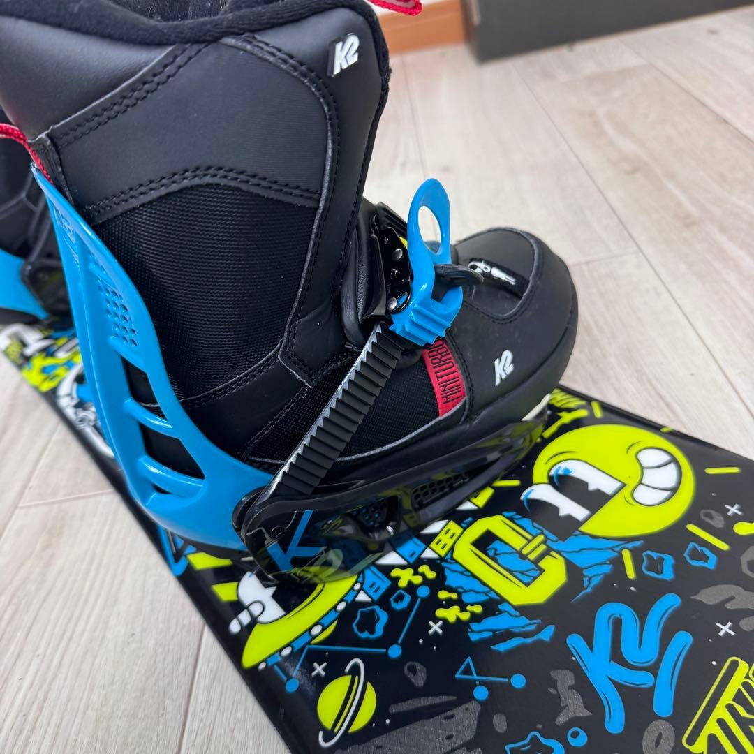 専用K2 MINIターボ スノーボードセット 90cmキッズスノーボード