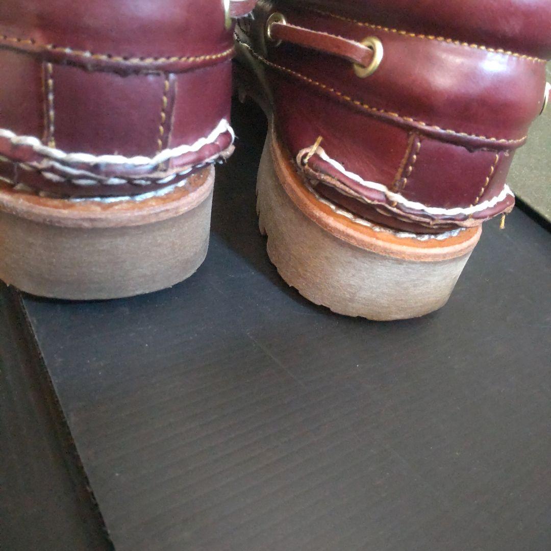 【ケア済】Timberland バーガンディ 3eye