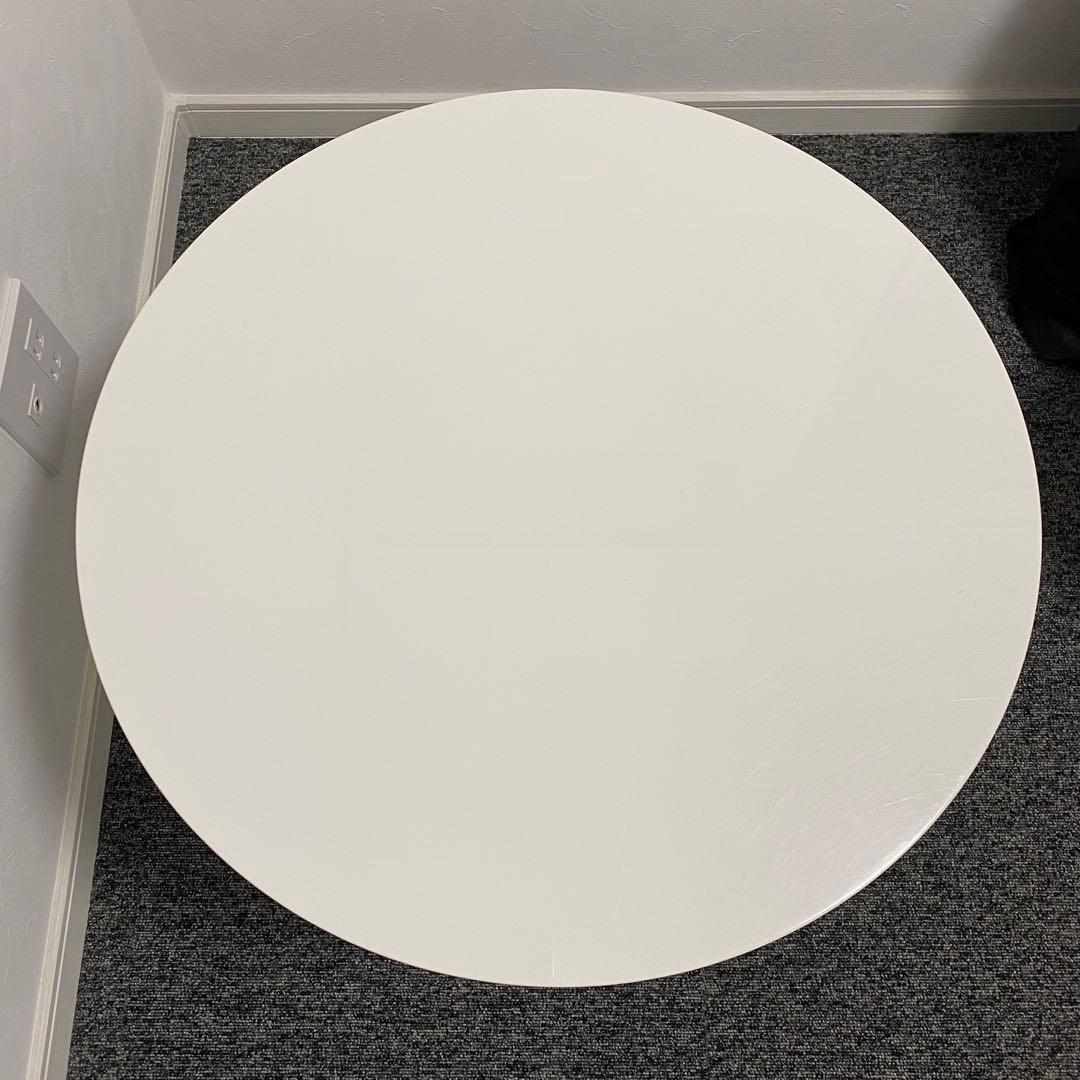 arflex LITS リッツ サイドテーブル 白 φ55cm H45cm