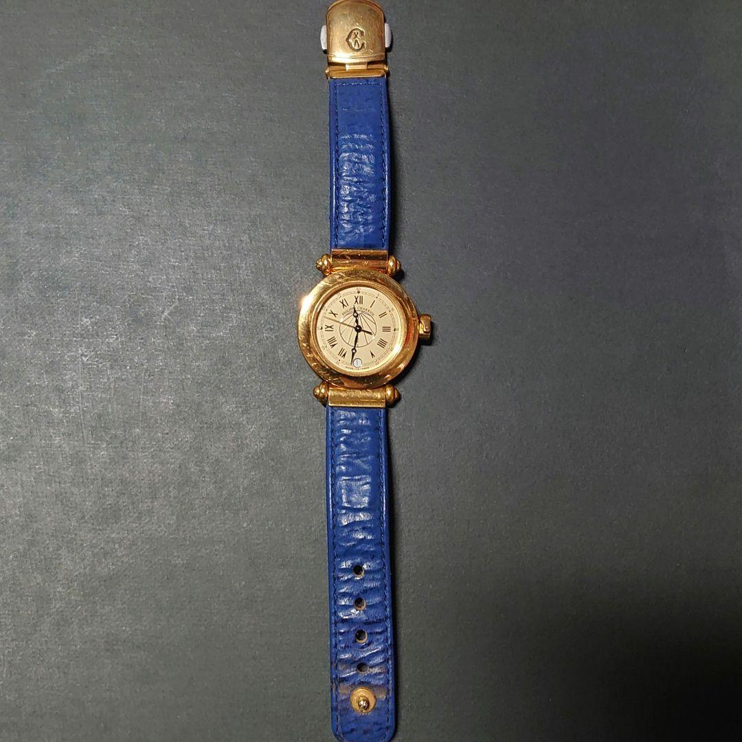 philippe charriol フィリップシャリオール 腕時計 ブルー 中古
