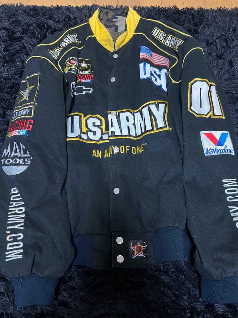 U.S. ARMY Racing team リバーシブルジャケット used