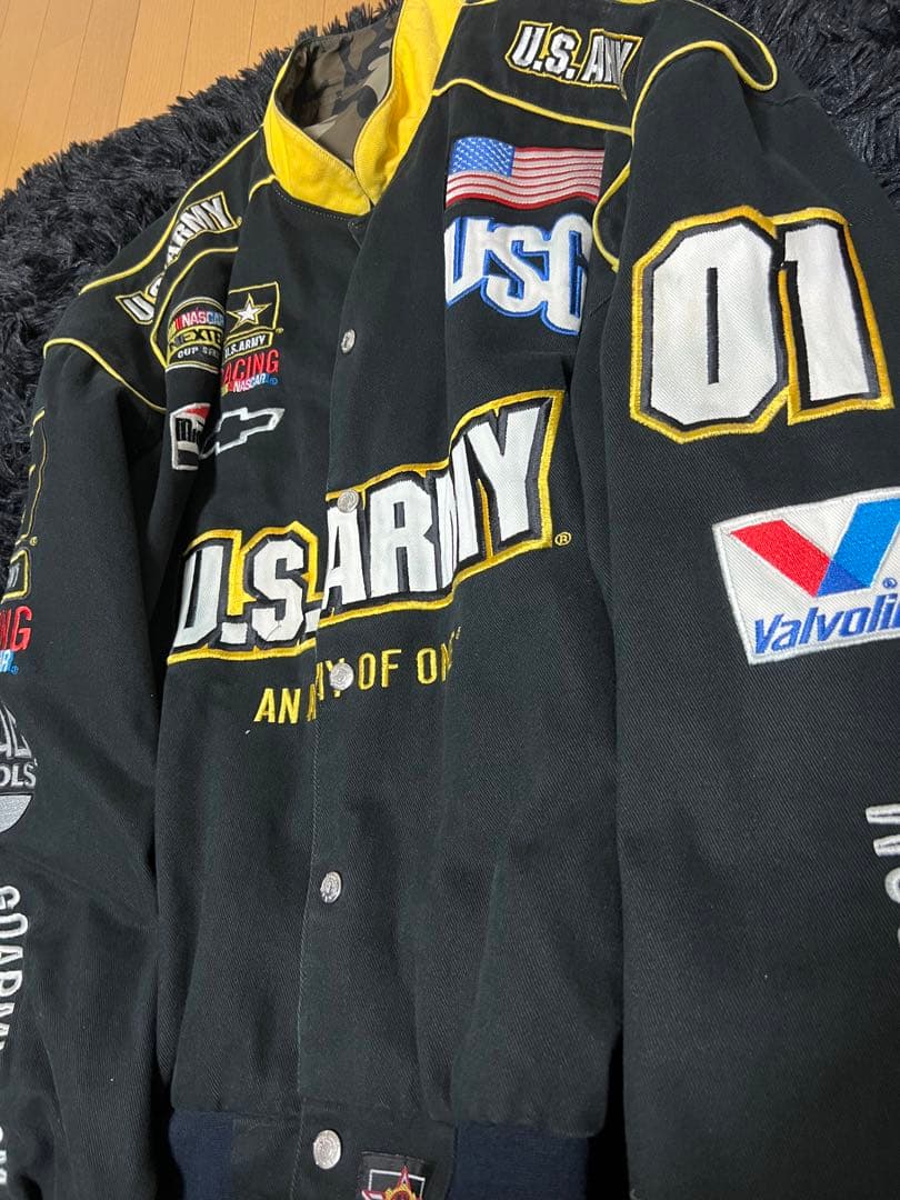 U.S. ARMY Racing team リバーシブルジャケット used