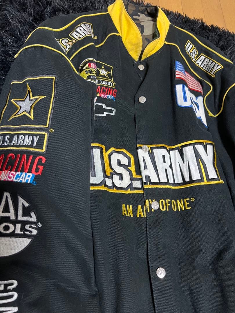 U.S. ARMY Racing team リバーシブルジャケット used