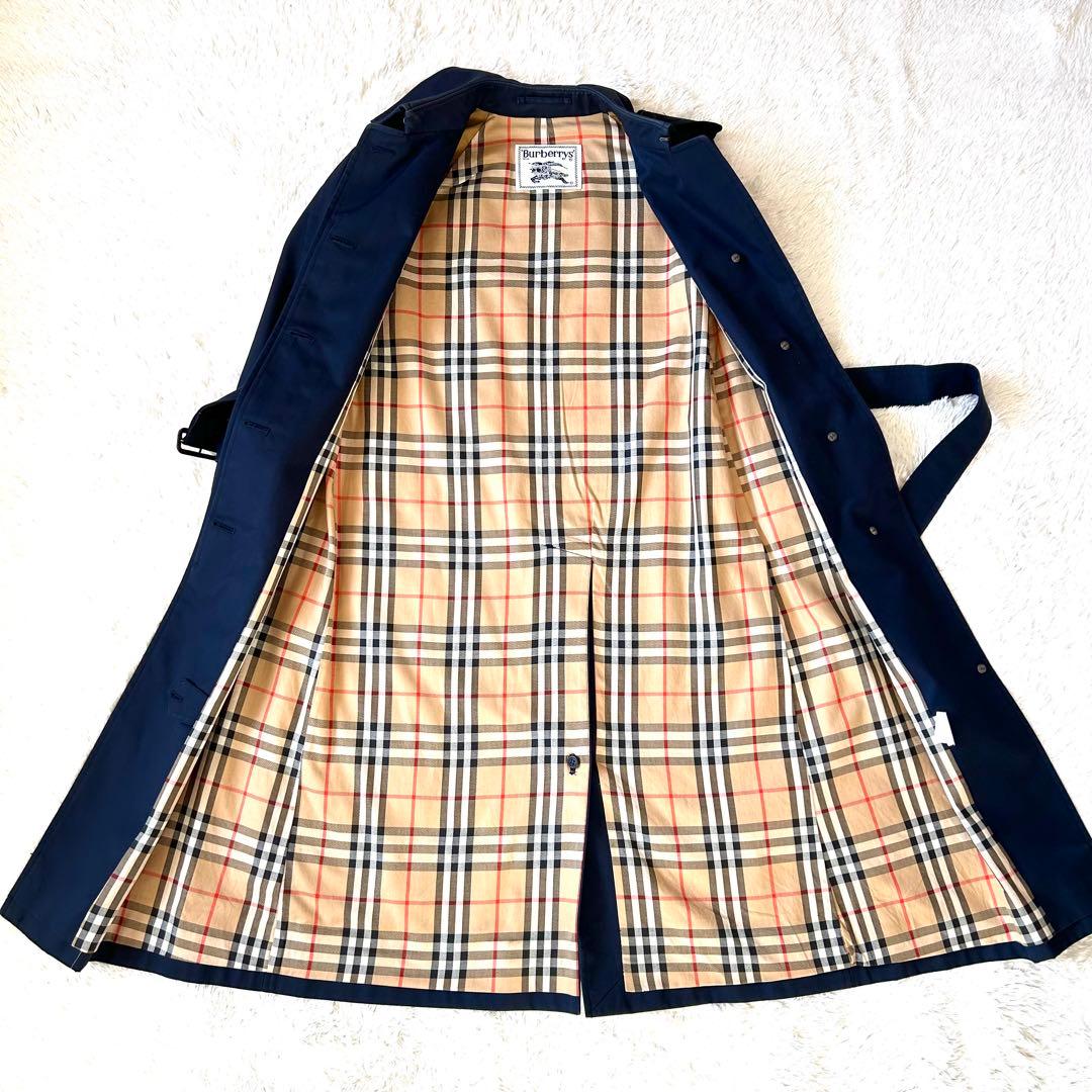 希少カラー✨BURBERRYSシングルトレンチコート マキシ丈 ベルト　白タグ
