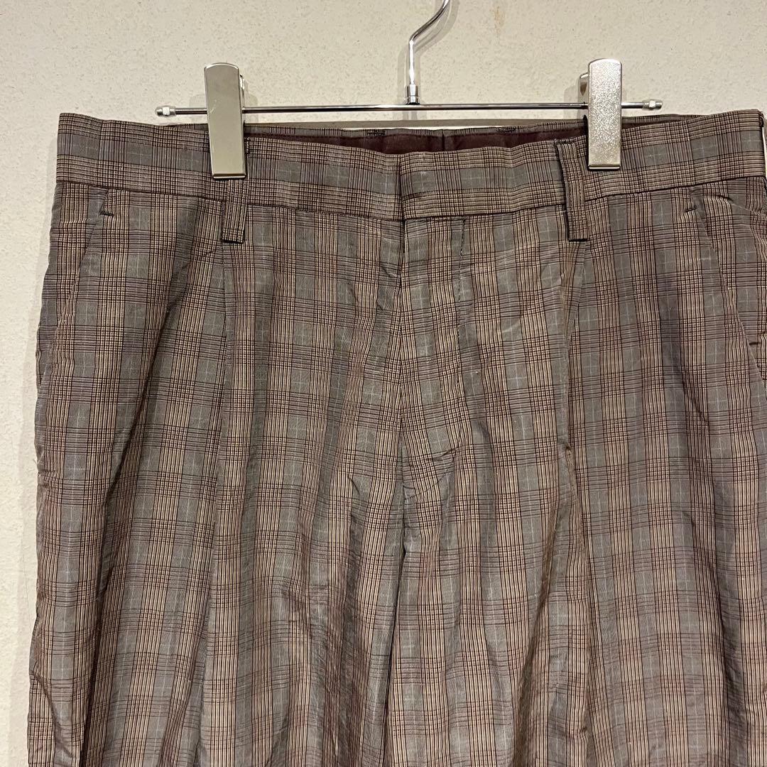 【美品】kolor 20ss NYLON×RAMIE WIDE SLACKS