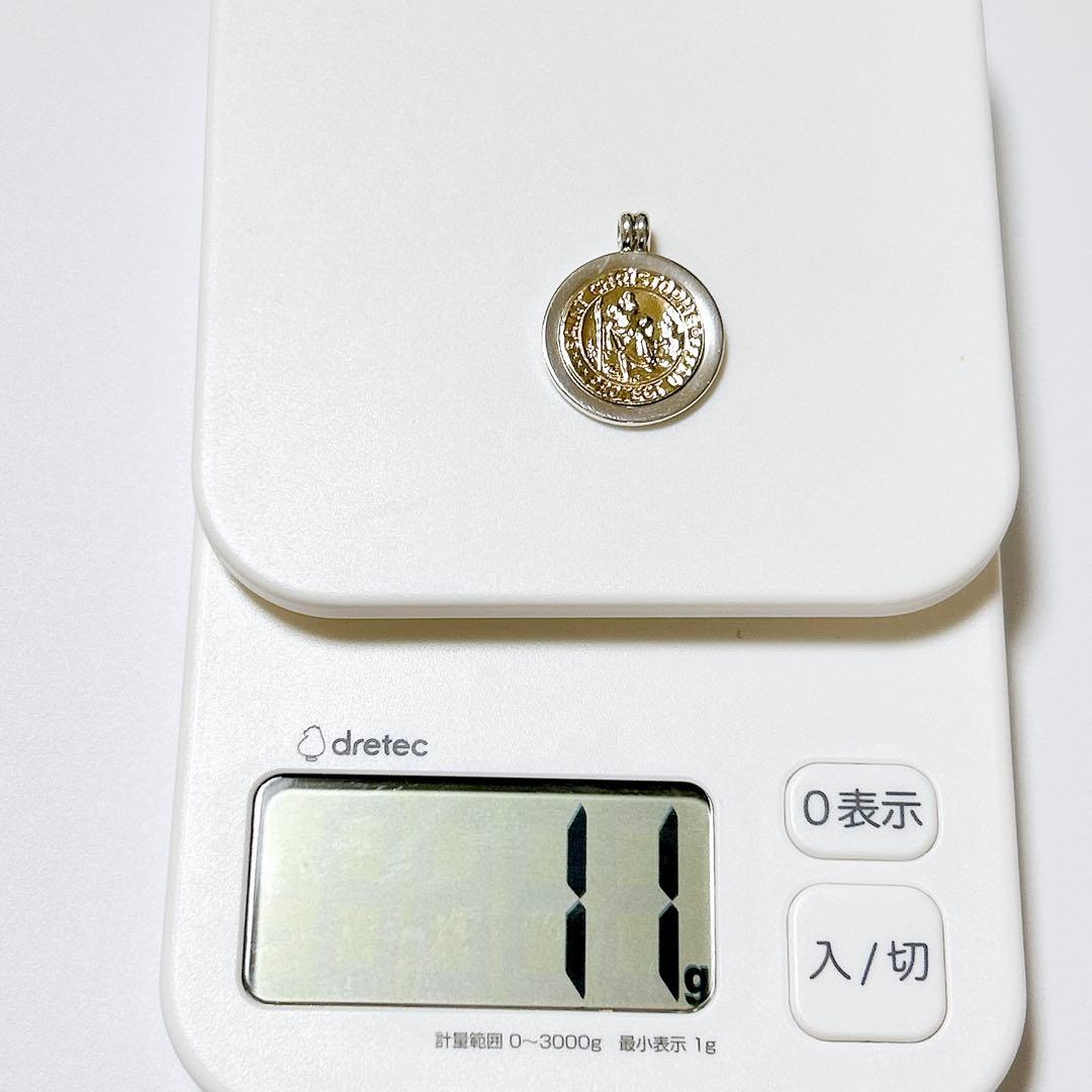 【超美品】ティファニー セントクリストファー ペンダント　トップのみ