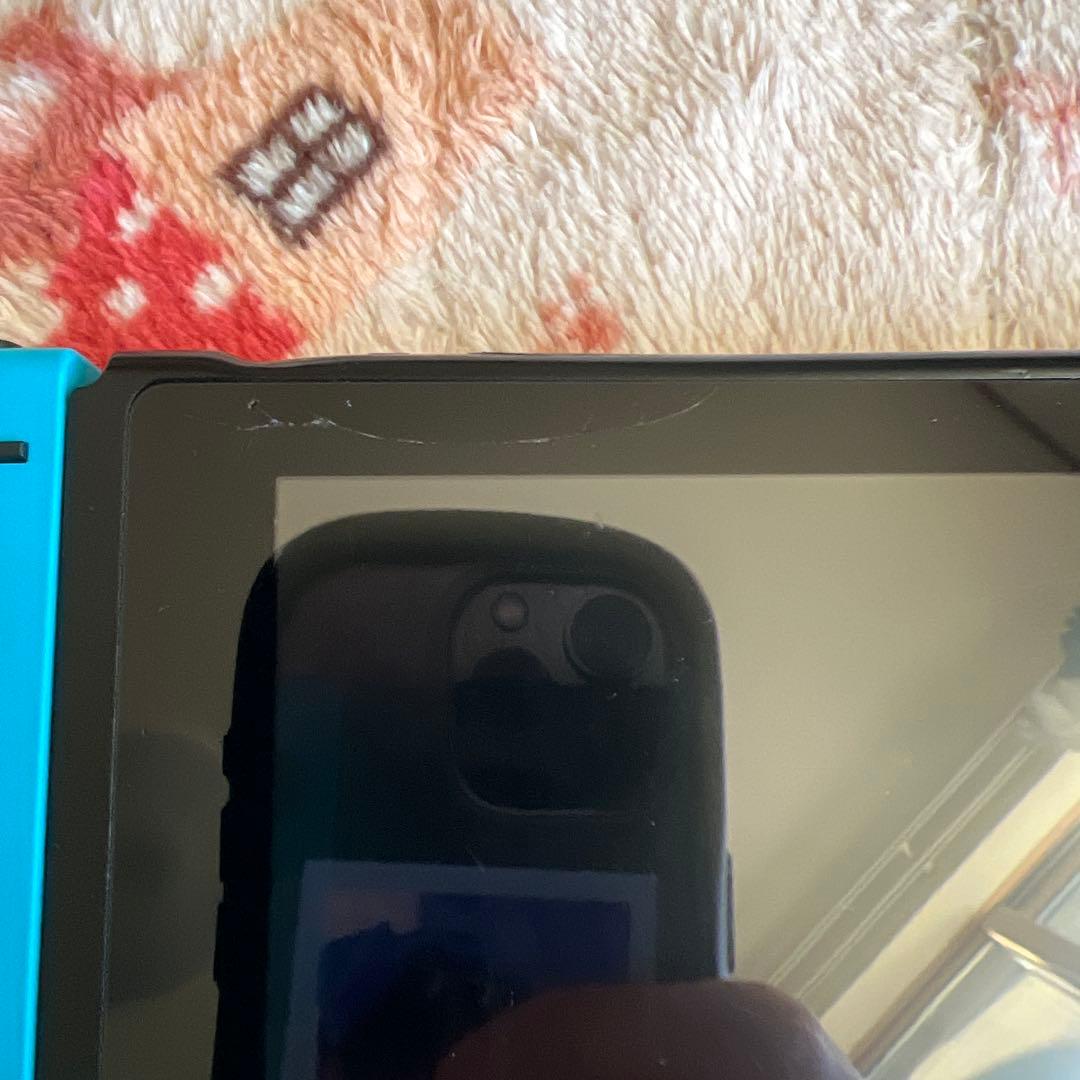 【傷あり】 Nintendo Switch 本体 ネオンブルー/レッド 付属品付