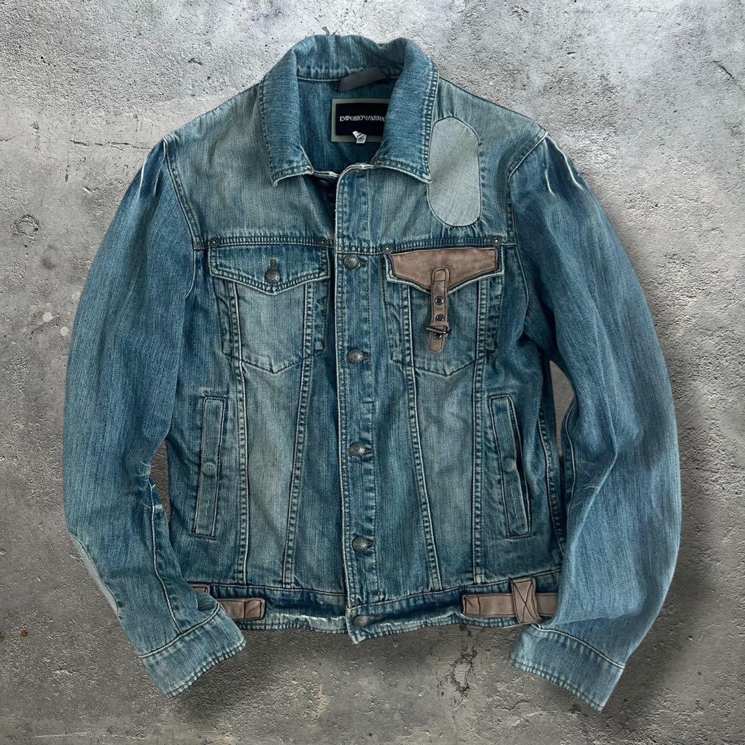 EMPORIO ARMANI デニムジャケット グランジ y2k