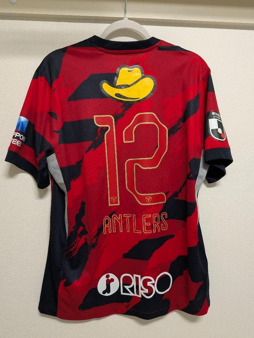 び*る様 【鹿島アントラーズ】2025国立限定レプリカユニフォームレッド12 X