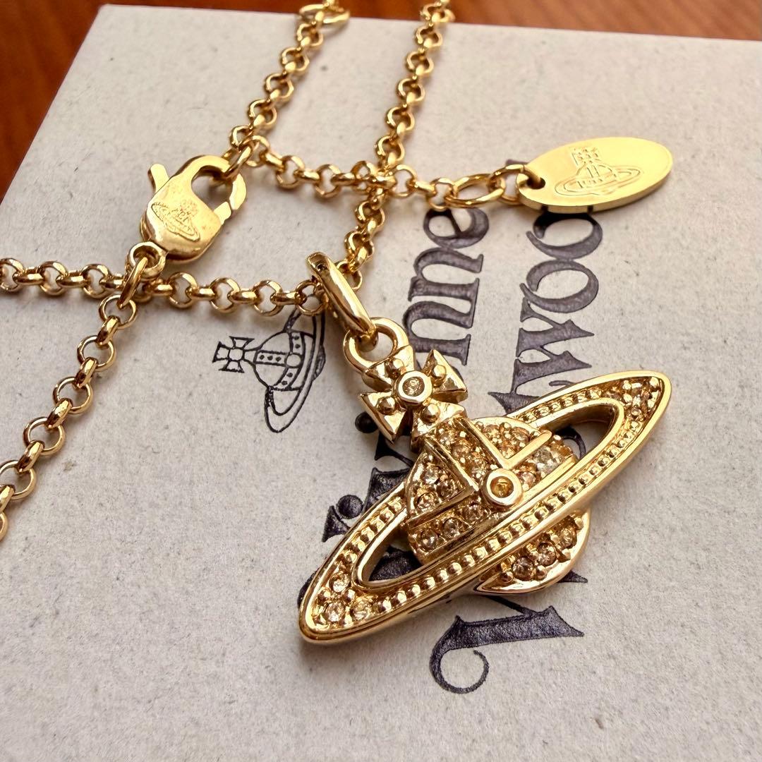 正規品/美品Vivienne Westwood オーブ バスレリーフ ネックレス