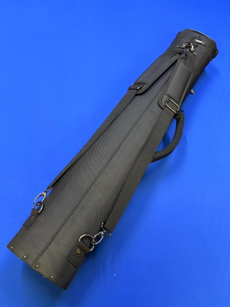 り*う様 ビリヤード　キューケース　4バット 8シャフト　送料無料　ブラック