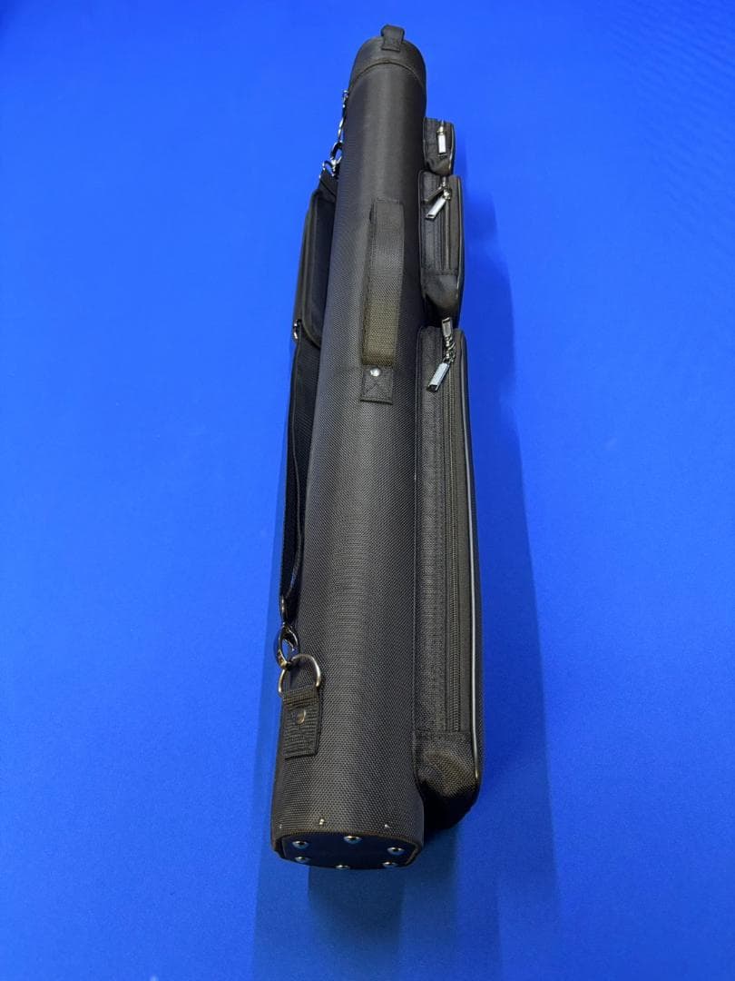 り*う様 ビリヤード　キューケース　4バット 8シャフト　送料無料　ブラック