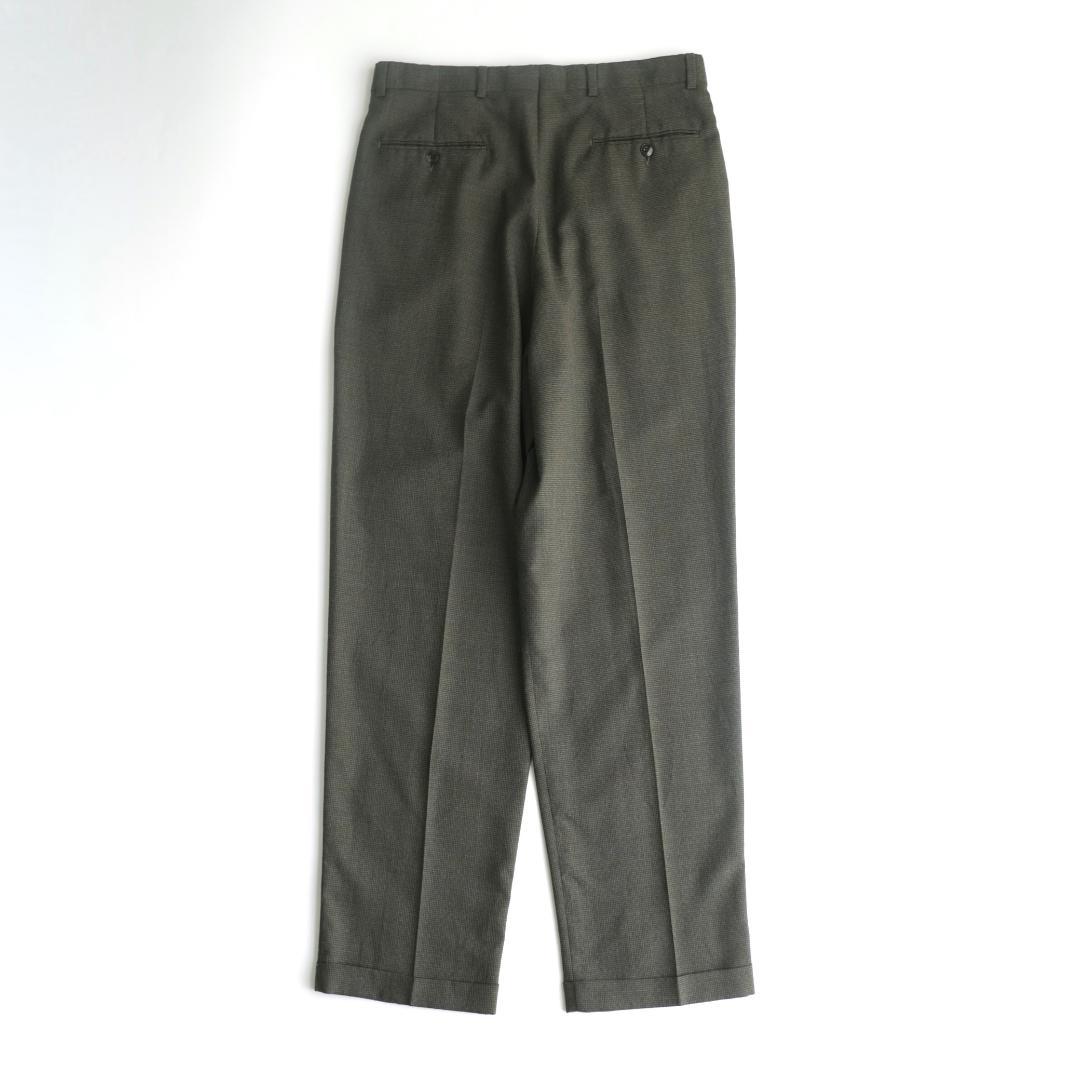 DOCKERS USA製90s ツータックチェックドレススラックス 32×32.