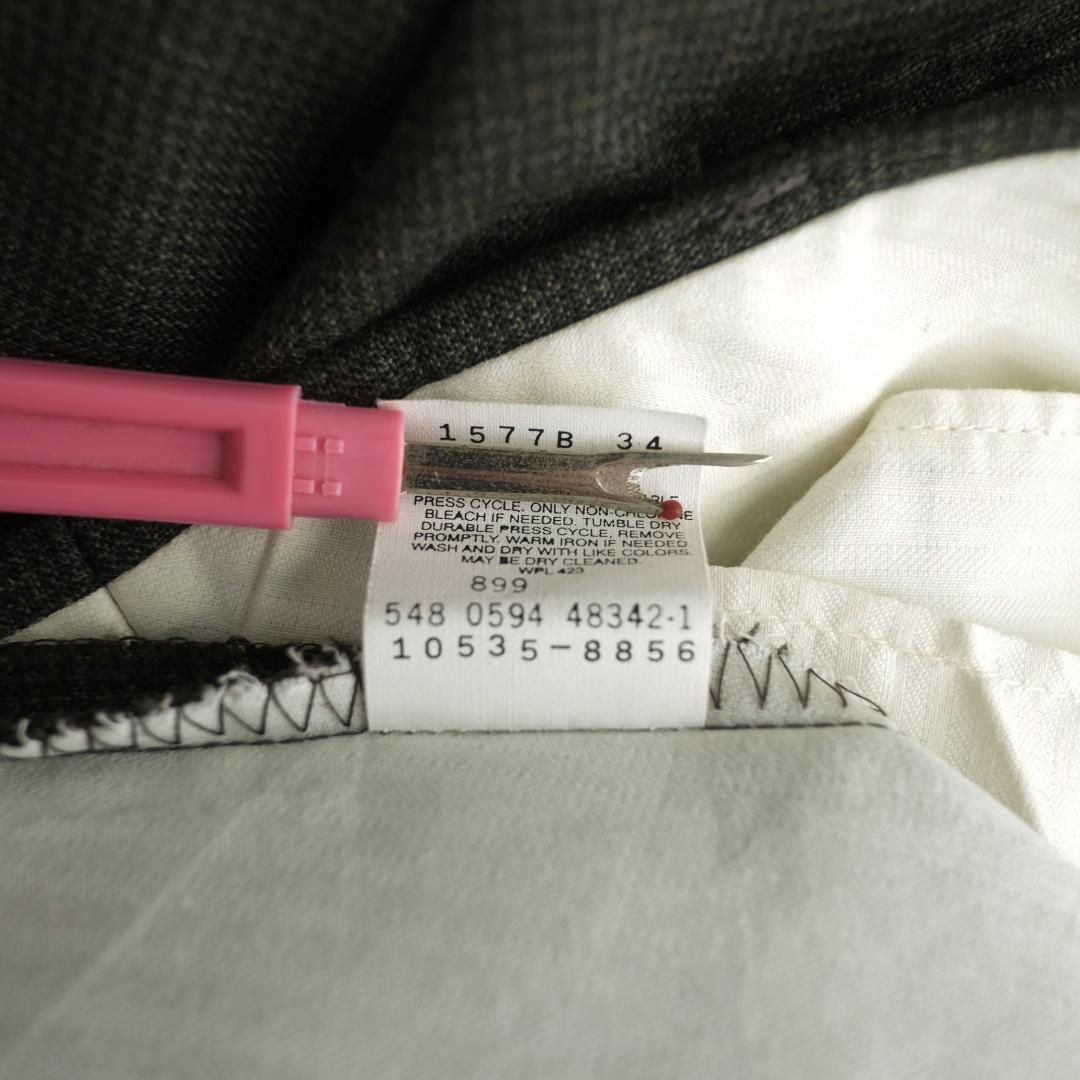 DOCKERS USA製90s ツータックチェックドレススラックス 32×32.