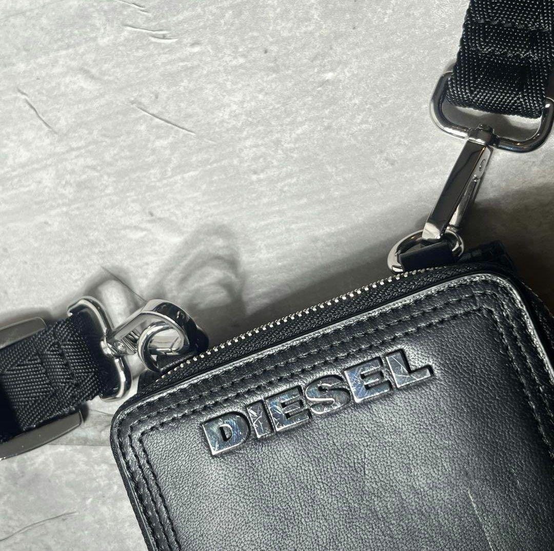 小物 diesel leather wallet 2way shoulder bag