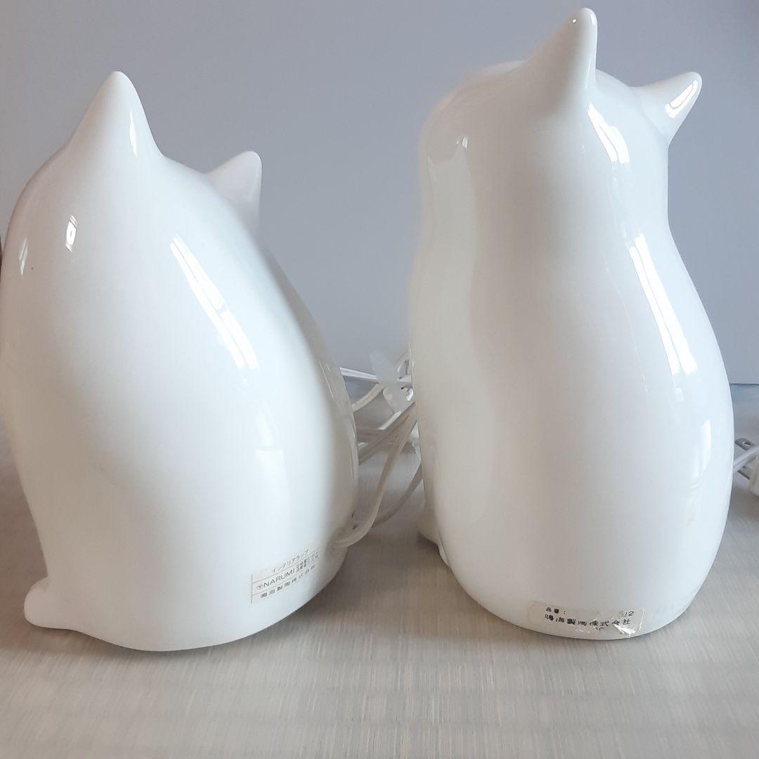 猫　ランプ　二個　セット　まとめ　ペア　インテリア　照明　cats