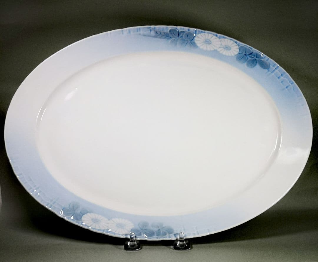 【ゆっち】　ミッドサマーナイトドリーム　オーバルプレート　ブルー