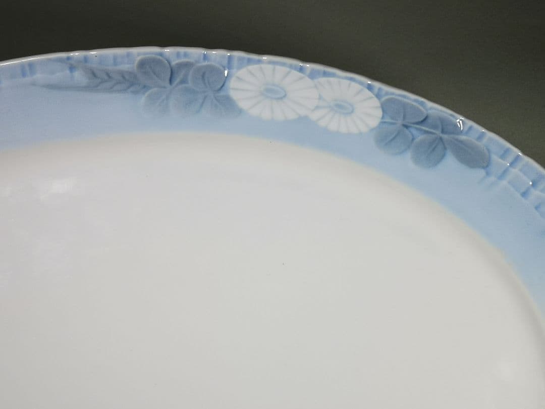 【ゆっち】　ミッドサマーナイトドリーム　オーバルプレート　ブルー