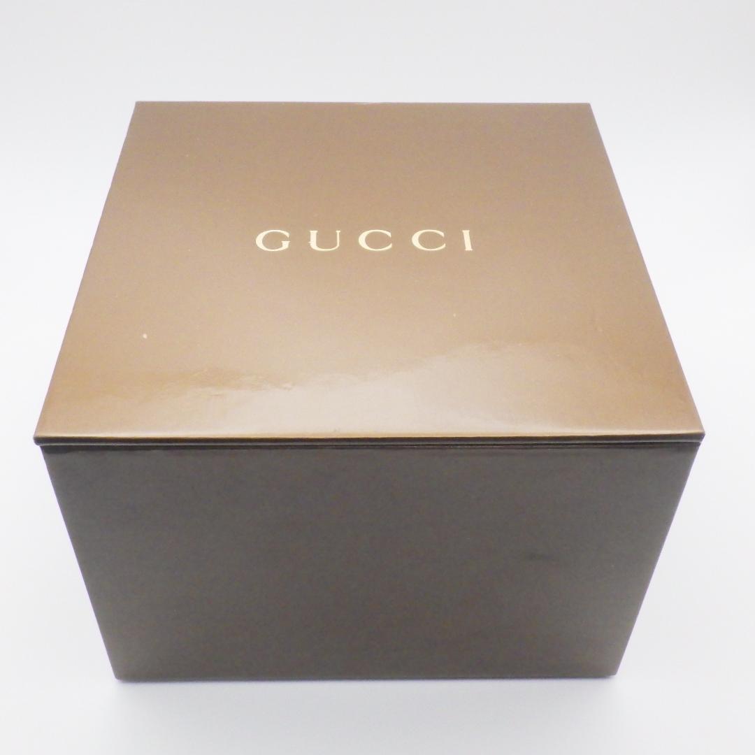 稼働 GUCCI グッチ トワール バングル腕時計 ハートデザイン ピンクシェル