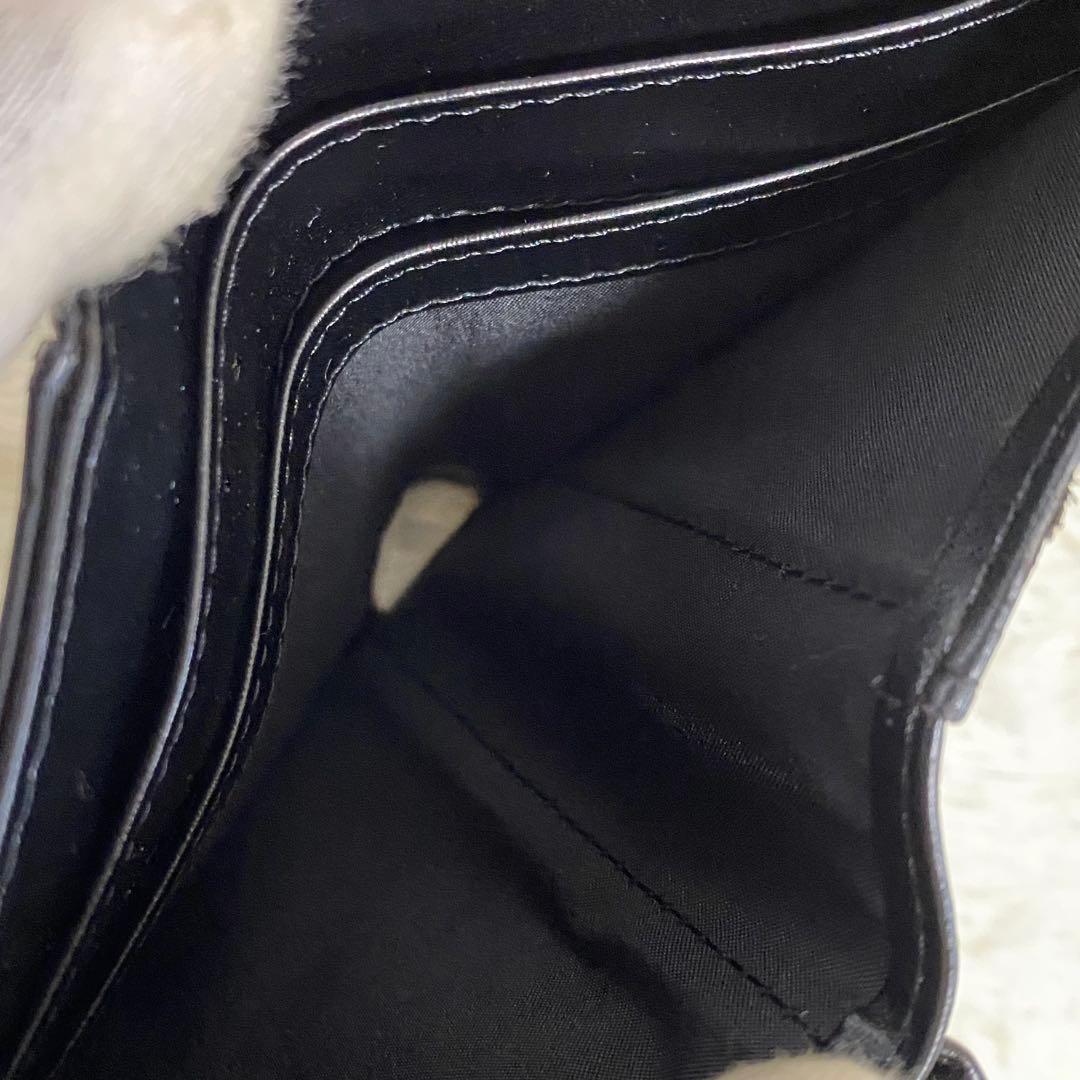 ✨美品✨DIESEL 2つ折り財布 ブラック ロゴ ディーゼル 財布 黒 Dロゴ