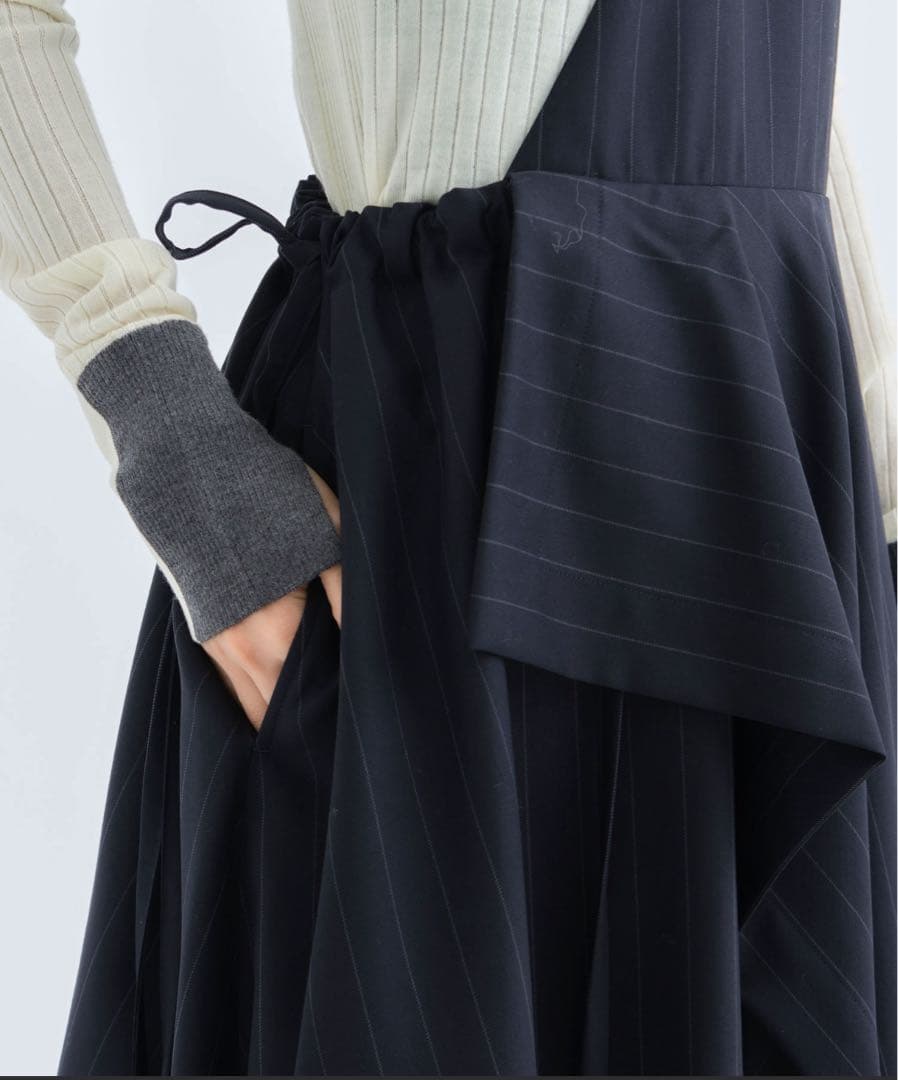 【UJOH/ウジョー】One Shoulder SKT/ワンショルダースカート