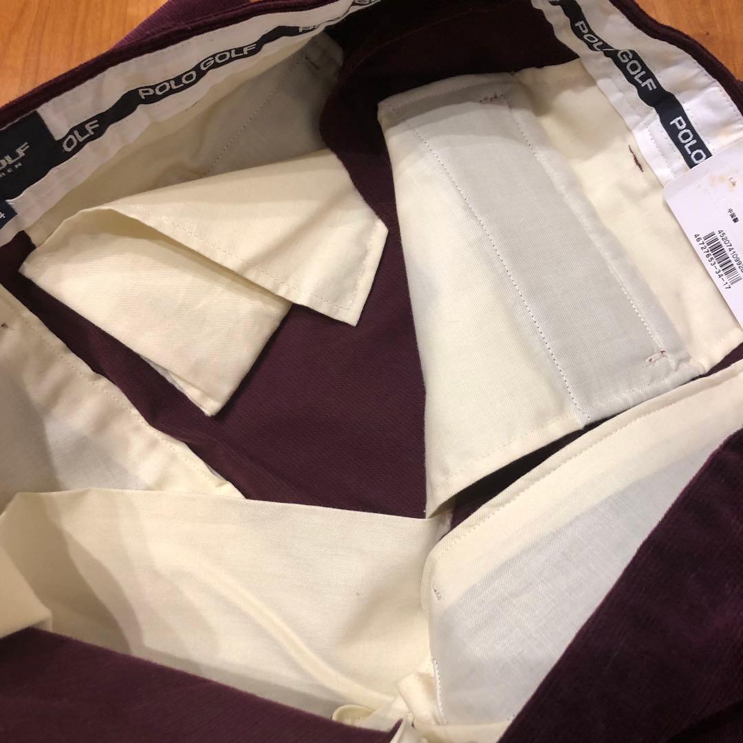 新品未使用　POLO GOLF ラルフローレン コーデュロイ パンツ 34