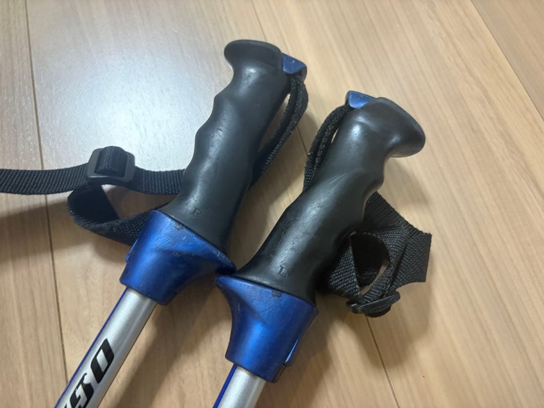 ★お洒落★オガサカ　スキーポール ストック 収縮ポール　調整可能　デモ　技術