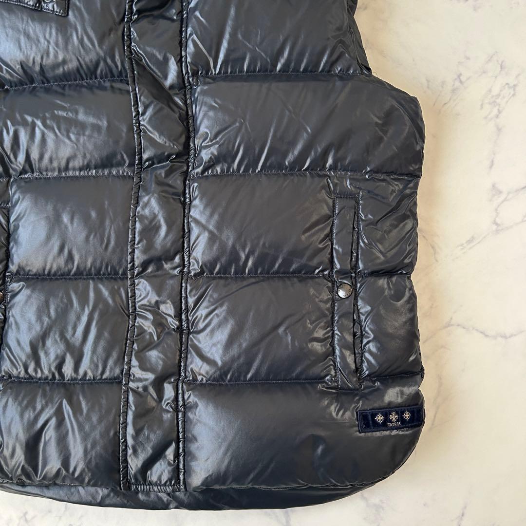 タトラス キルティング ダウンベスト ワッペン 刺繍ロゴ 03