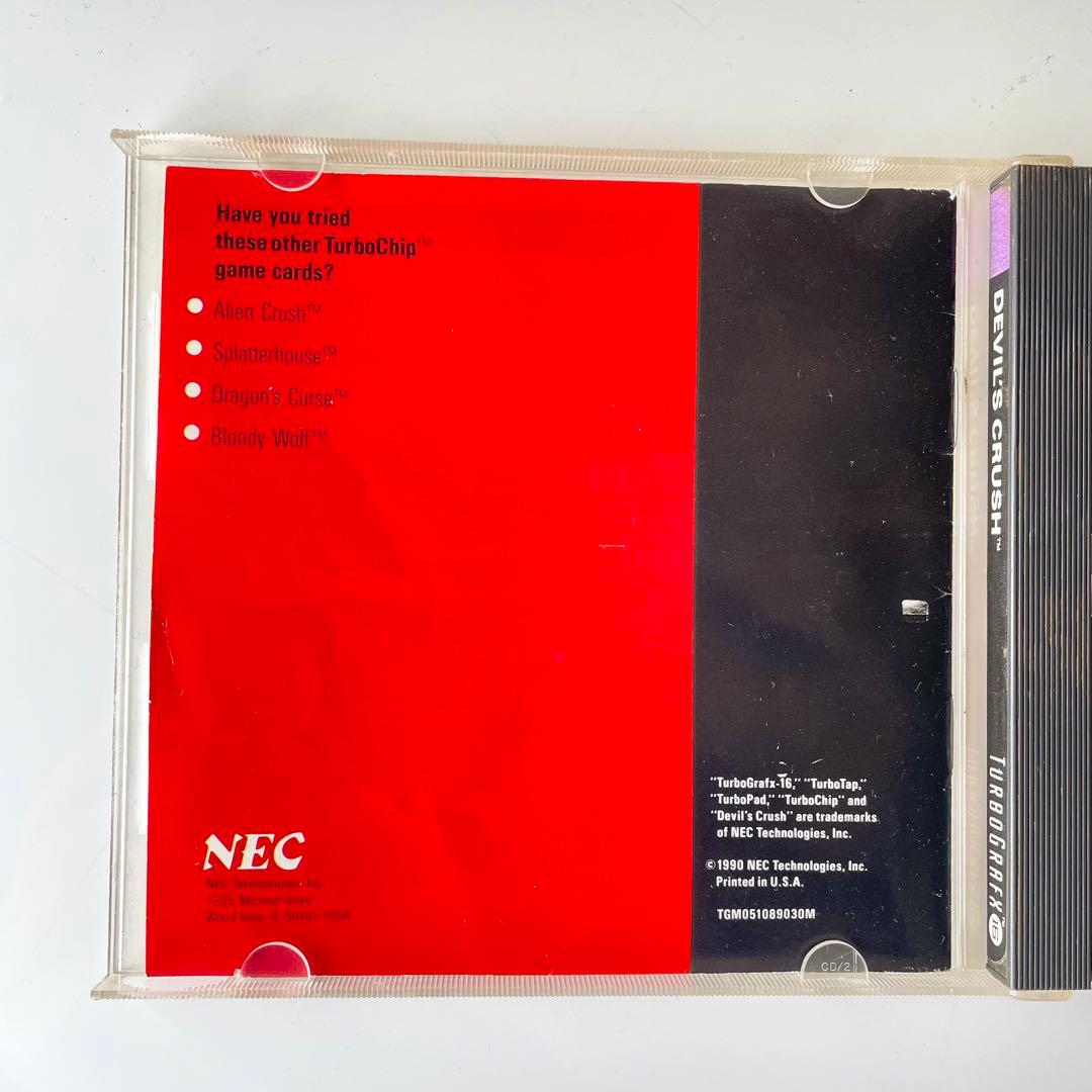 デビルクラッシュ TURBOGRAFX 16 DEVIL'S CRUSH