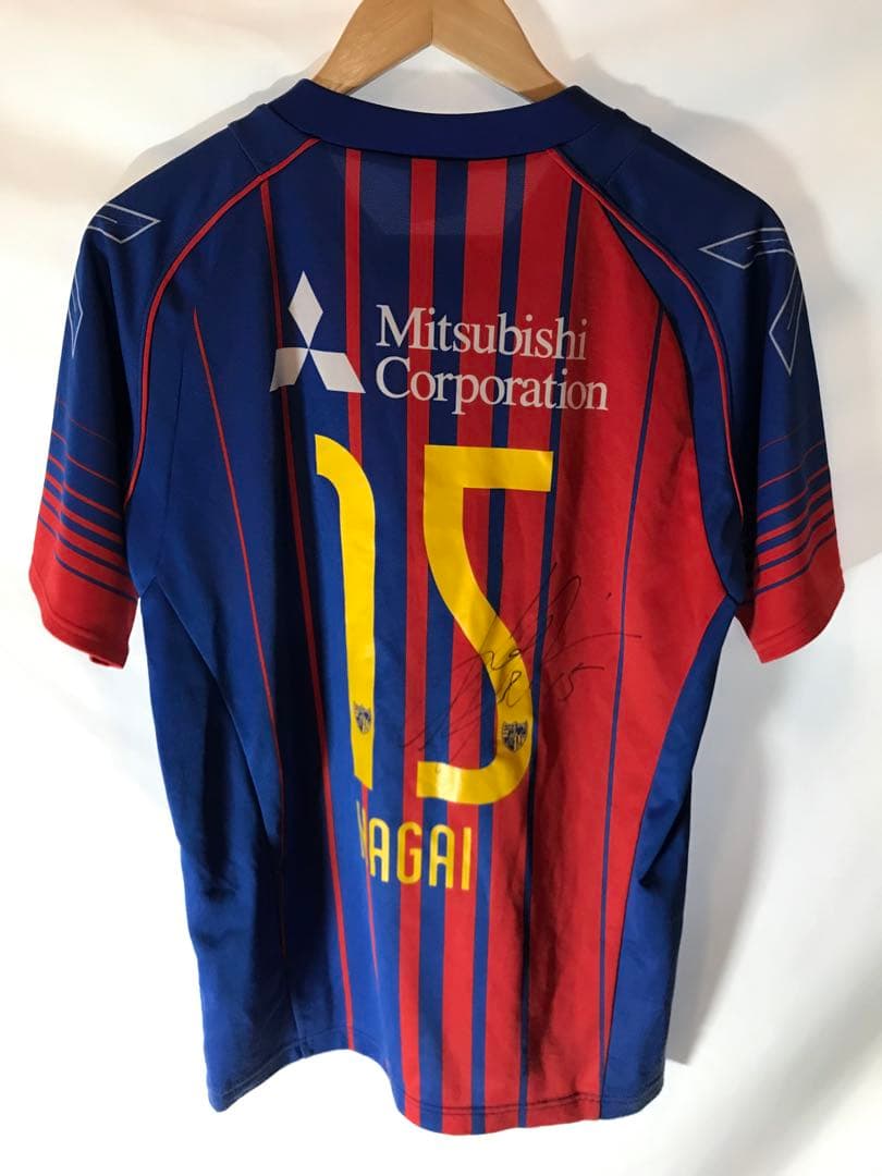 正規品UMBRO FC東京「15」永井謙佑 半袖 M-L サイン入りユニフォーム