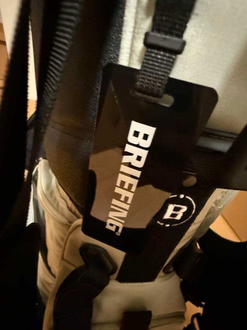 BRIEFING ホワイト キャディバッグ