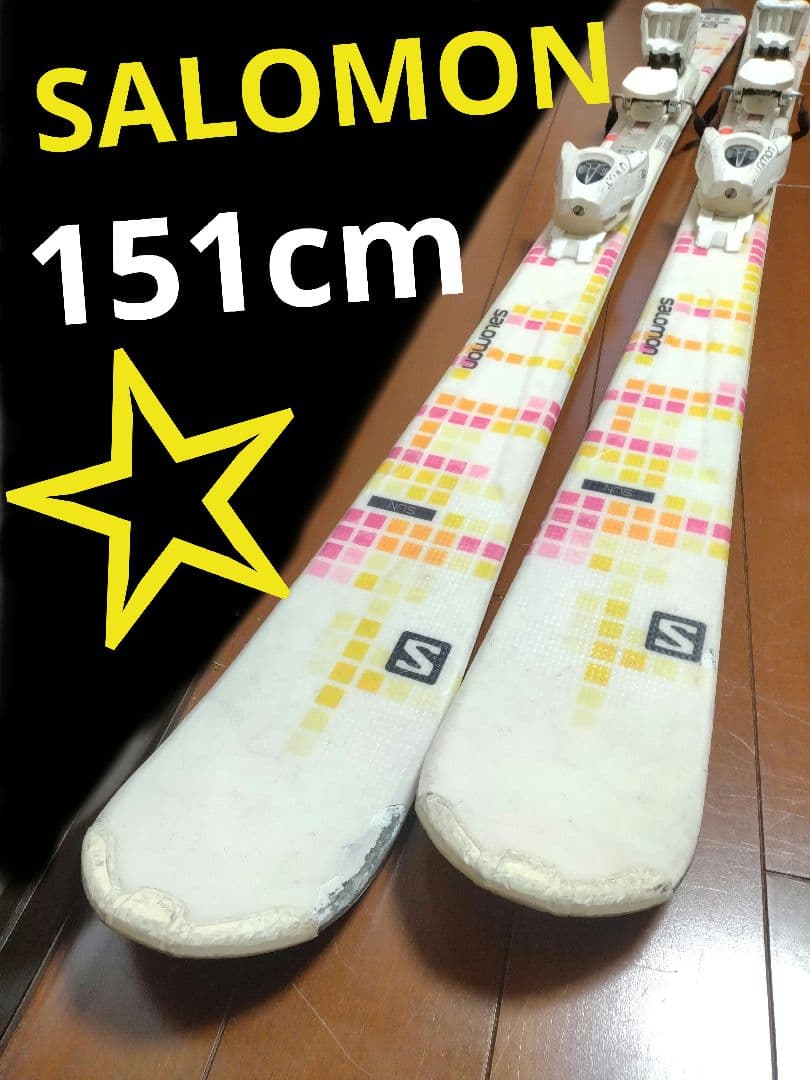 【SALOMON☆】151cm　スキー板セット♪　送料無料！