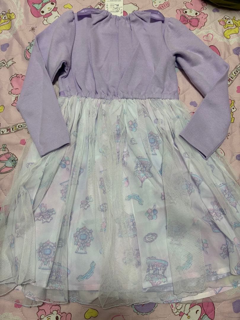 メゾピアノ　メリーゴーランドワンピース　130サイズ