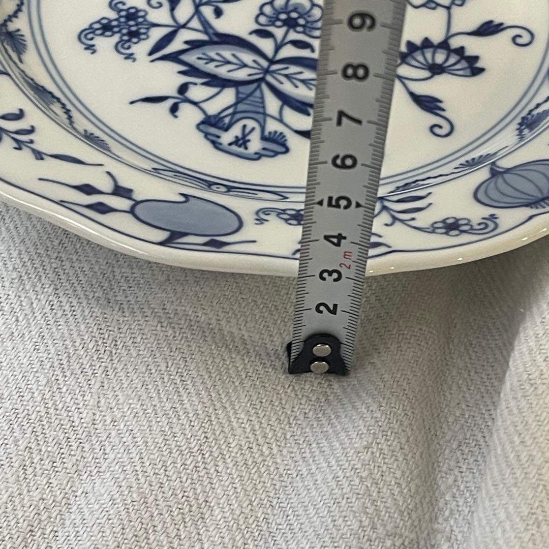 マイセン　Meissen ブルーオニオン　20cm プレート　デザート皿