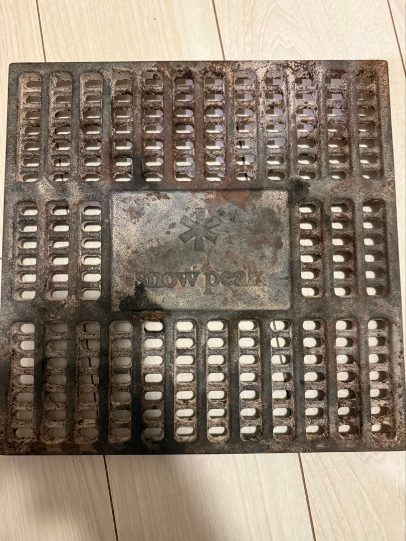 【セット販売】スノーピーク　焚き火台Lセット+網+薪バサミ+α