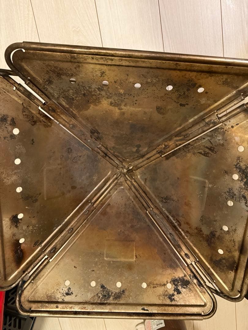 【セット販売】スノーピーク　焚き火台Lセット+網+薪バサミ+α