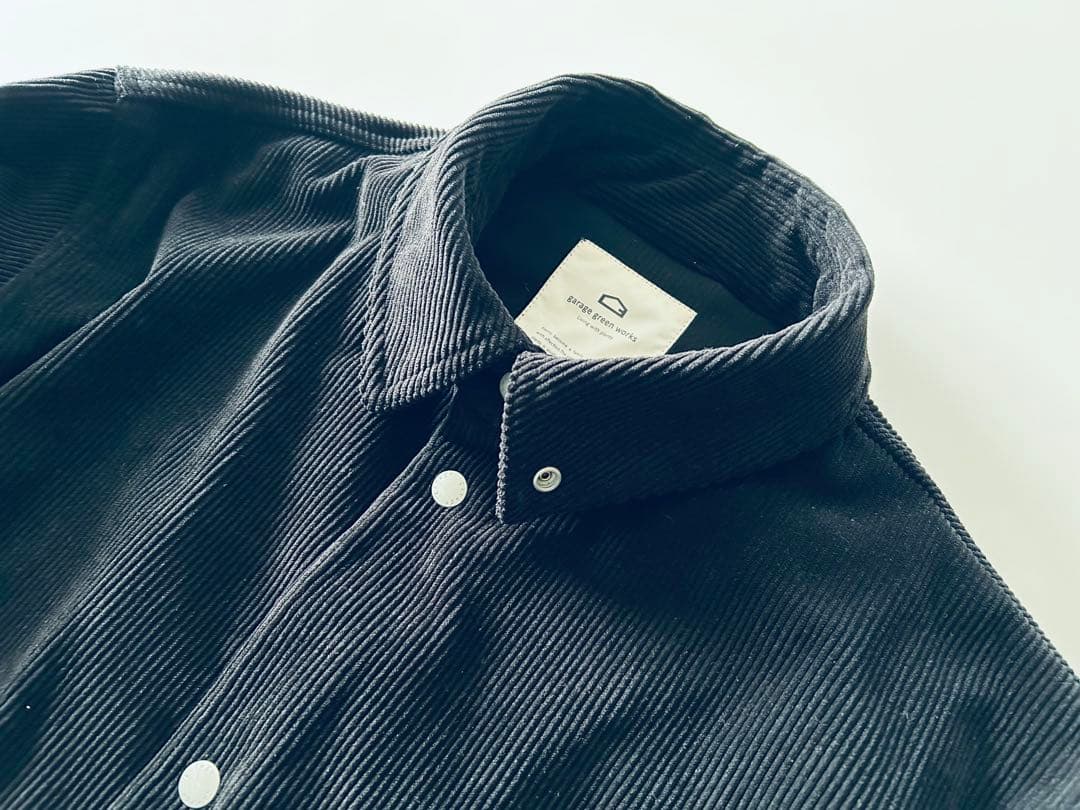 garage green works コーデュロイカバーオール 黒