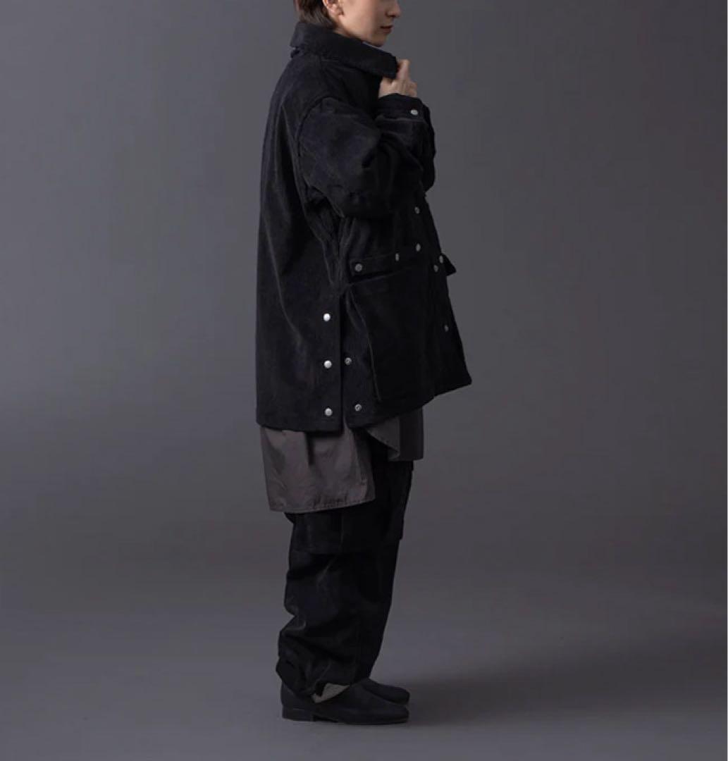 garage green works コーデュロイカバーオール 黒