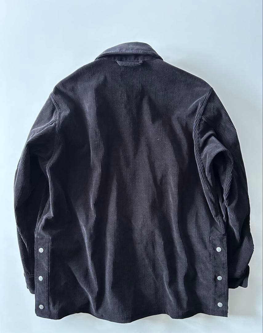 garage green works コーデュロイカバーオール 黒