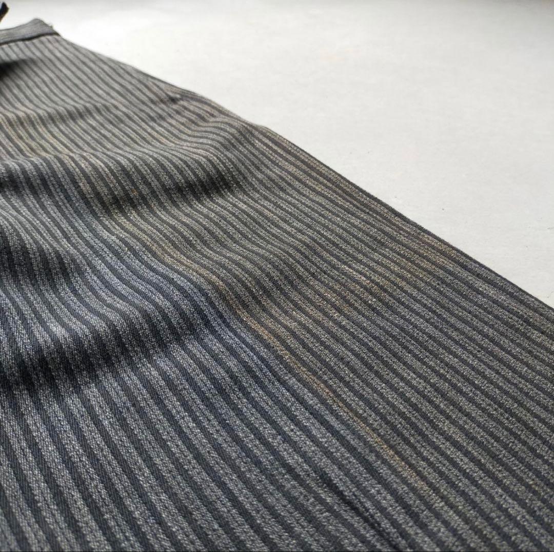 40s〜50s ごま塩 ストライプ ワークパンツ デッドストック